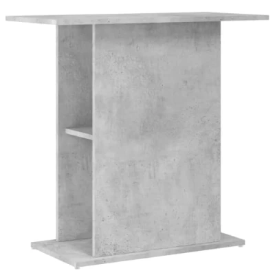 Afbeelding van vidaXL Aquariumstandaard 75x36x72,5 cm bewerkt hout betongrijs