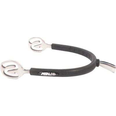 Afbeelding van Metalab Sporen Prince de Galles 30mm RVS met Rubber Zwart M