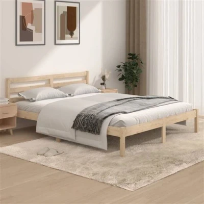 Afbeelding van Bedframe massief grenenhout 150x200 cm 5FT King Size