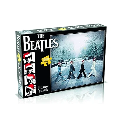 Afbeelding van The Beatles Puzzel Christmas Abbey Road 1000 stukjes Multicolours