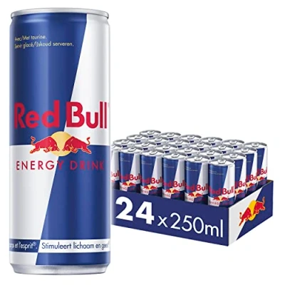 Afbeelding van Red Bull Energiedrank, Regular, Blik Van 25 Cl, Pak 24 Stuks Energiedrank