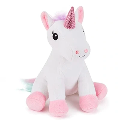 Afbeelding van Zappi Co Zacht en Knuffelig Pluchen Dier voor Kinderen Ideaal Knuffelvriendje Pasgeborenen (12 15 cm) (Eenhoorn)