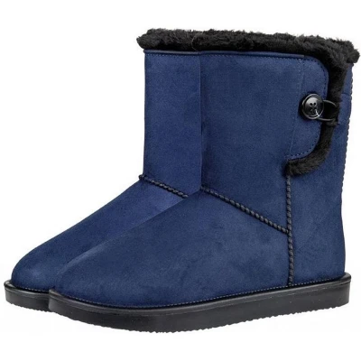 Afbeelding van HKM Allweatherlaars Davos Button Fur donkerblauw maat 37