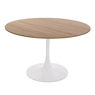 Afbeelding van Eettafel Versa Lia Metaal Hout MDF 120 x 73 cm
