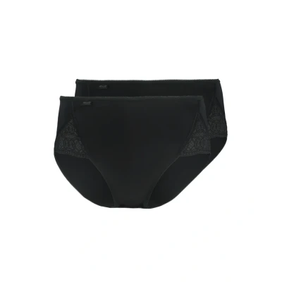 Afbeelding van Sloggi Purse Sense LUX MAXI 2 PACK Slip, Dames, Maat: 42, Black
