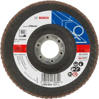 Afbeelding van Bosch Accessories 2608606717 X551 Lamellenschijf Diameter 125 mm Boordiameter 22.33 Staal 1 stuk(s)