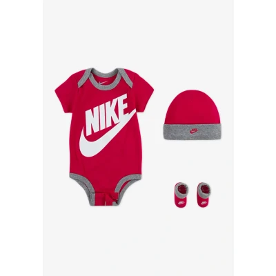 Afbeelding van Nike Sportswear Futura LOGO HAT Bootie BABY SET Body voor kinderen, Maat: 68 80, Rush pink