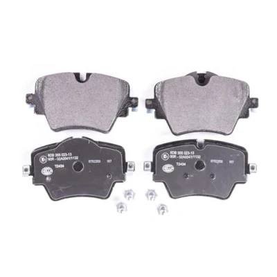 Afbeelding van HELLA 8DB 355 023 131 Remblokkenset Geschikt voor slijtage waarschuwingscontact Met remzadelschroef BMW: X1, 1 Hatchback, 2 Gran Tourer, MINI: Clubman