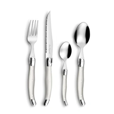 Afbeelding van Lou Laguiole Tradition2, roestvrij staal, parelkleuren, 14 x 7,5 24,5 cm