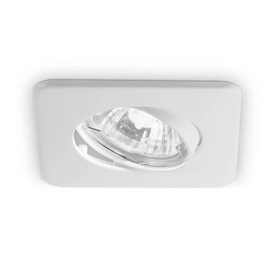 Afbeelding van Plafond inbouwspot Lounge, vierkant, wit