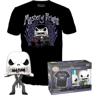 Afbeelding van Funko Pop! &amp; Tshirt Set: Disney The Nightmare Before Christmas Jack Skellington #808 Exclusive