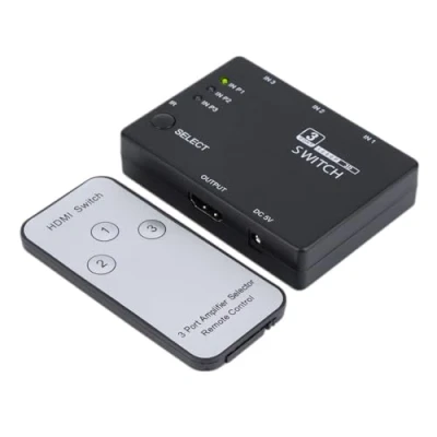 Afbeelding van MMOBIEL HDMI 3 in 1 Splitter / Full HD 1080p 4K Ultra Incl. Afstandsbediening