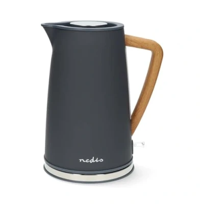 Image de Bouilloire sans fil 1.7l 2200w gris Nedis KAWK510EGY