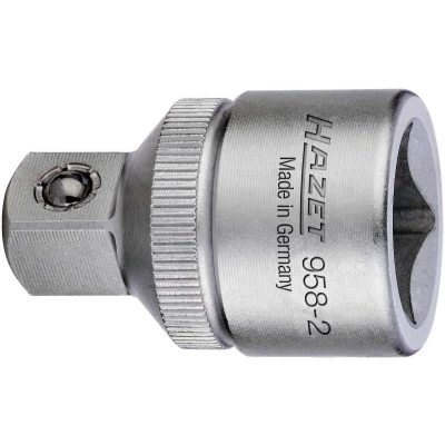 Afbeelding van HAZET 958 2 Adapter, ratel 12,5 (1/2&quot;) 36 Chroom vanadium staal