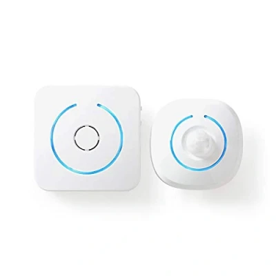 Afbeelding van Bewegingsmelder Nedis (Batterijen, Draadloos, 433 MHz, 8 melodieën, 85 dB)