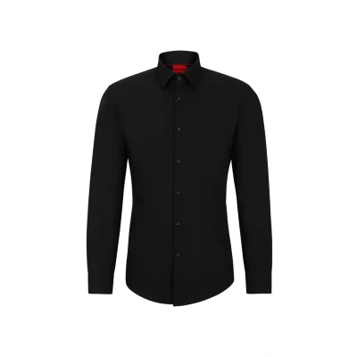 Afbeelding van HUGO Kenno Overhemd, Heren, Maat: 37, Black