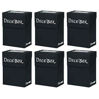 Afbeelding van 6 x Ultra Pro Deck Box Zwart in Sparset