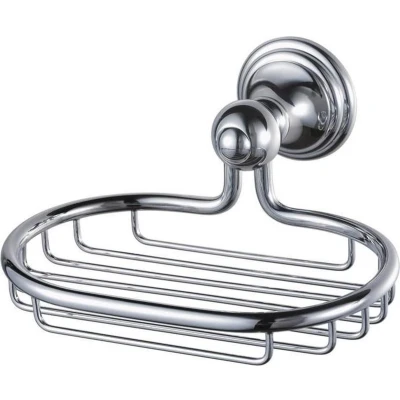 Afbeelding van Haceka Allure 1126177 zeepbakje, messing, 15 x 9 cm, zilverkleurig