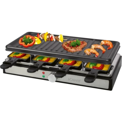 Afbeelding van Bomann RG 6039 CB Gourmetset 8 personen 1400 W Zwart, Roestvrijstaal