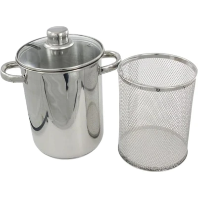 Afbeelding van OTIX Aspergepan Aspergekoker RVS Zilver 21x16 cm