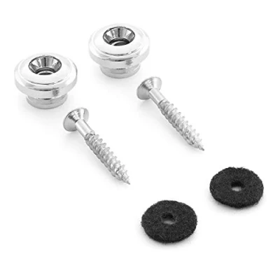 Afbeelding van TIGER UKE BTN 2 stuks metalen ukelele riemknoppen voor sopraan, concert, tenor en bas