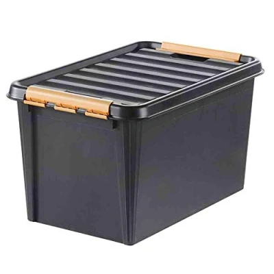 Afbeelding van Smartstore Pro 45 Box Met Deksel 59x39x33 Cm Zwart Orthex 3196090