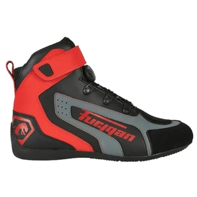 Afbeelding van Furygan V4 Easy D3o bootschoen voor heren, Zwart en rood.