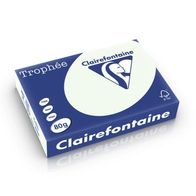 Image de Clairefontaine papier couleur 80 g/m² A4 (500 feuilles) vert pâle
