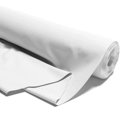 Afbeelding van Katoenen stof per meter 0,5 m x 160 cm Naaistoffen Lichte decoratieve voor kinderen Modieuze 3 Wit