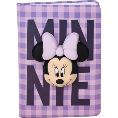 Afbeelding van Notitieboekje Minnie Mouse SQUISHY Lila 18 x 13 1 cm