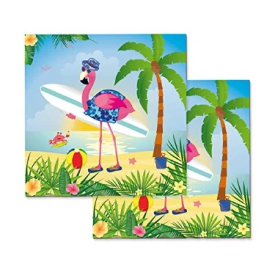 Afbeelding van Servetten Flamingo, 20st.