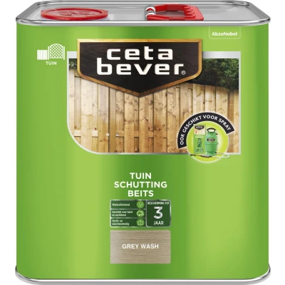 Afbeelding van Ceta Bever Schuttingbeits Transparant Grey Wash Blanke lak &amp; Beits