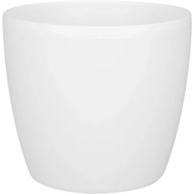 Afbeelding van 3 stuks elho Bloempot Brussels rond 14 cm wit