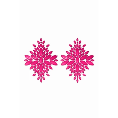 Afbeelding van Glow In The Dark Kristallen Plakkers Neonroze