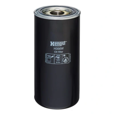 Afbeelding van HENGST FILTER H356W Oliefilter 1 1/2 16 U Opschroeffilter