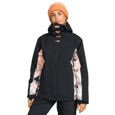 Afbeelding van Roxy Galaxy JK Snowboardjas, Dames, Maat: Large, Peach pink big dreamy picture