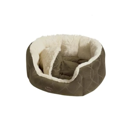 Afbeelding van Nobby Comfortbed Ovaal Ceno Bruin 65 x 57 22 cm