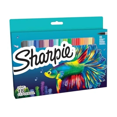 Image de Blister de 18 Marqueurs Sharpie