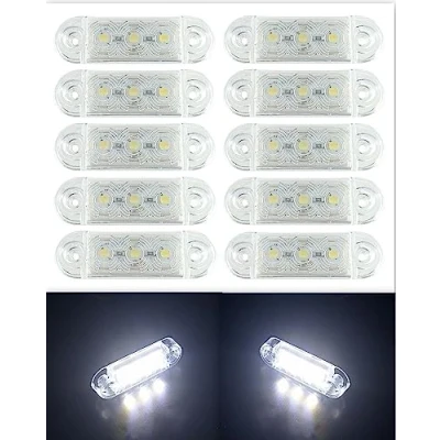 Afbeelding van Formplas 10 x 12 V, 24 led, parkeerlicht, aanhanger, vrachtwagen, wit