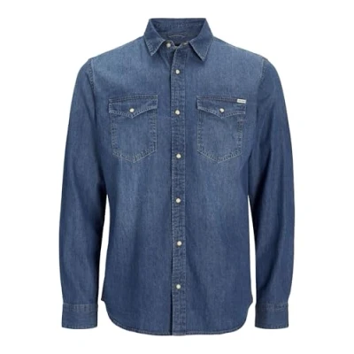 Image de JACK &amp; JONES Male Hemd Must Have, denim bleu médium, XS