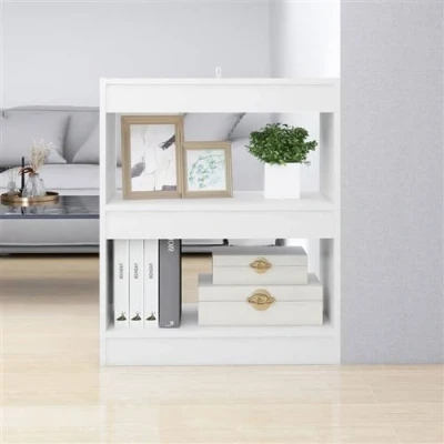 Afbeelding van vidaXL Boekenkast/kamerscherm 60x30x72 cm wit