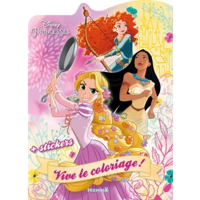 Image de Disney Princesses Vive le coloriage ! (Raiponce, Pocahontas, Merida) + stickers