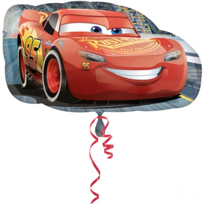 Afbeelding van Supershape folie ballon Cars 76 cm