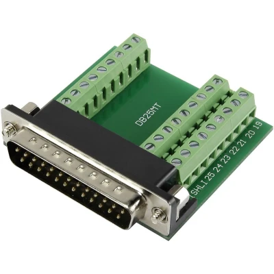 Afbeelding van TRU COMPONENTS DSUB25M 27TB 3 1229325 D sub stekker 90 Aantal polen: 25 Schroeven 1 stuk(s)