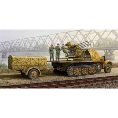 Image de Trumpeter Sd.Kfz. 7/1 (version tardive) 2cm FlaK 38 Flakvierling auf Selbstfahrlafette