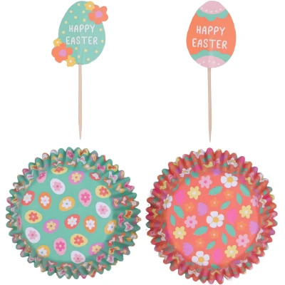 Afbeelding van PME Cupcake Set Pasen 24st.