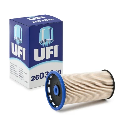 Afbeelding van UFI Filters, dieselfilter 26.038.00, vervangingsbrandstoffilter, geschikt voor auto&#039;s, verschillende modellen zoals Audi, Seat, Skoda en Volkswagen