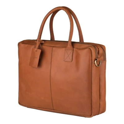 Afbeelding van Burkely Vintage Taylor Worker 15&quot; cognac