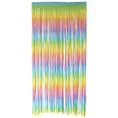 Afbeelding van Folat Deurgordijn Folie Pastel Ombre Regenboog 2 x 1 m