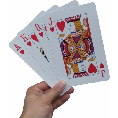 Afbeelding van Able2 Reuzen Speelkaarten Groot Formaat 1 Set van 52 Kaarten + 2 Jokers